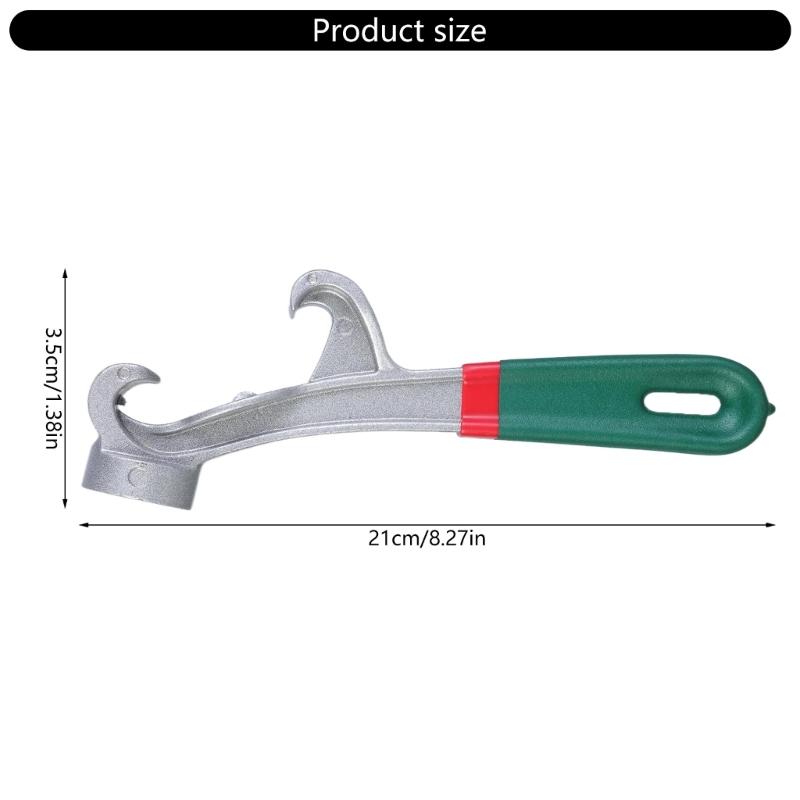 Mehrzweck-Farbeimerdeckelöffner Metallschlüssel mit ergonomischem rutschfestem Griff Einfach zu bedienen für einfaches Entfernen von Dosen