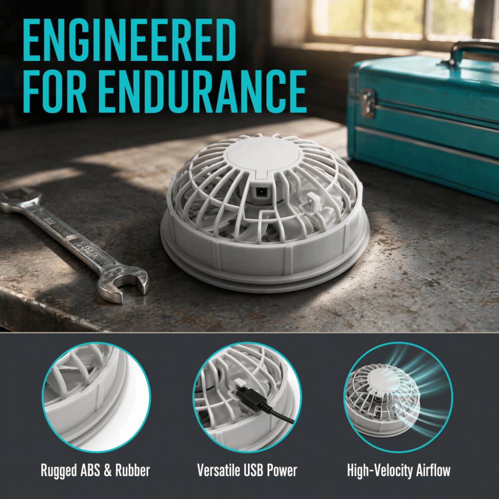 Multi-functional Vest Fan Adjustable Fan Speeds Ventilation Fans Portable Cooling Fan  Outdoor