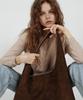 Smithw Suede Breeze Bag (Dark Brown)