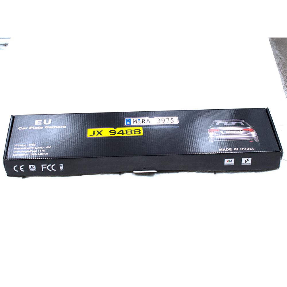 CCD HD Neue Auto Rückfahrkamera EU Kennzeichenrahmen Rückwärts Wasserdicht Nachtsicht IR Backup für Parkmonitor GPS