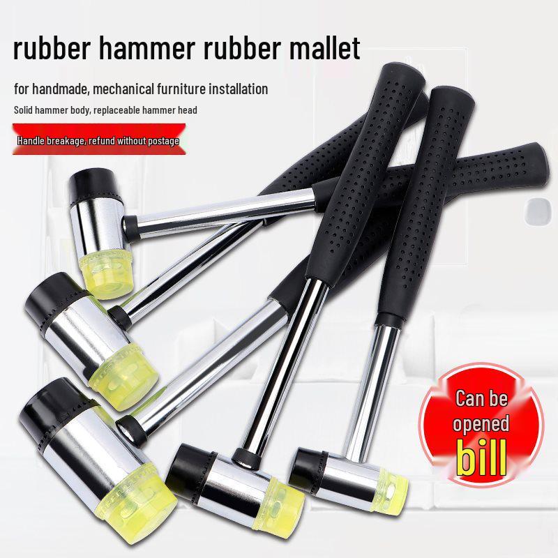 Compact Rubber Installation Hammer for Floor Tiles and Tapping