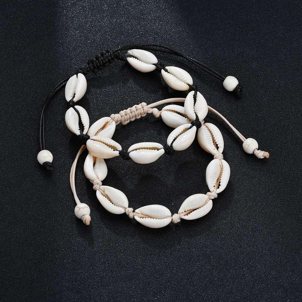 Sommer Strand Meer Retro Muschel Armband Natürliche Muschel Japanisches Armband ZH