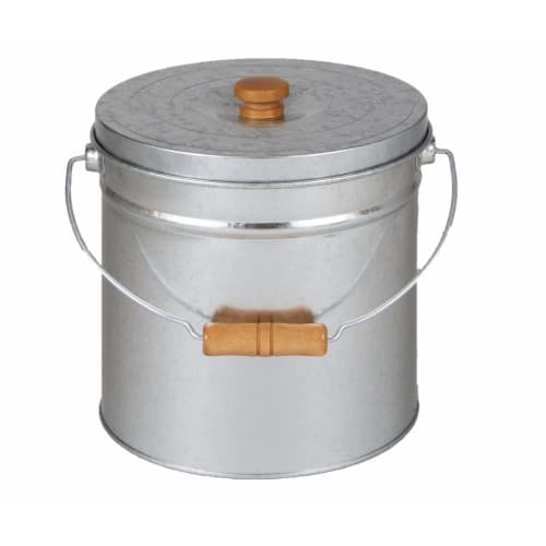 Sanwa Kinzoku Tin Round Rice Container with Floral Pattern, 6kg, TMK-6