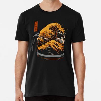 The Great Wave of Coffee T-Shirt S-5XL Best T-Shirt