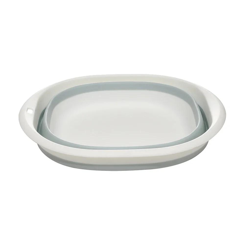 

Portable Folding Basin Bucket Container: Fruit Basins, Folding Foot Spa Buckets, Washtub, Baby Washbasin, Bathroom Accessories