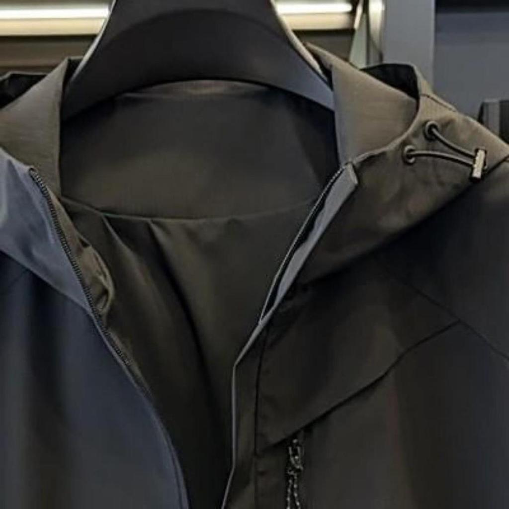 Men's Luxury Hooded Cotton-Padded Jacket: Autumn/Winter European Outdoor Business Casual Style