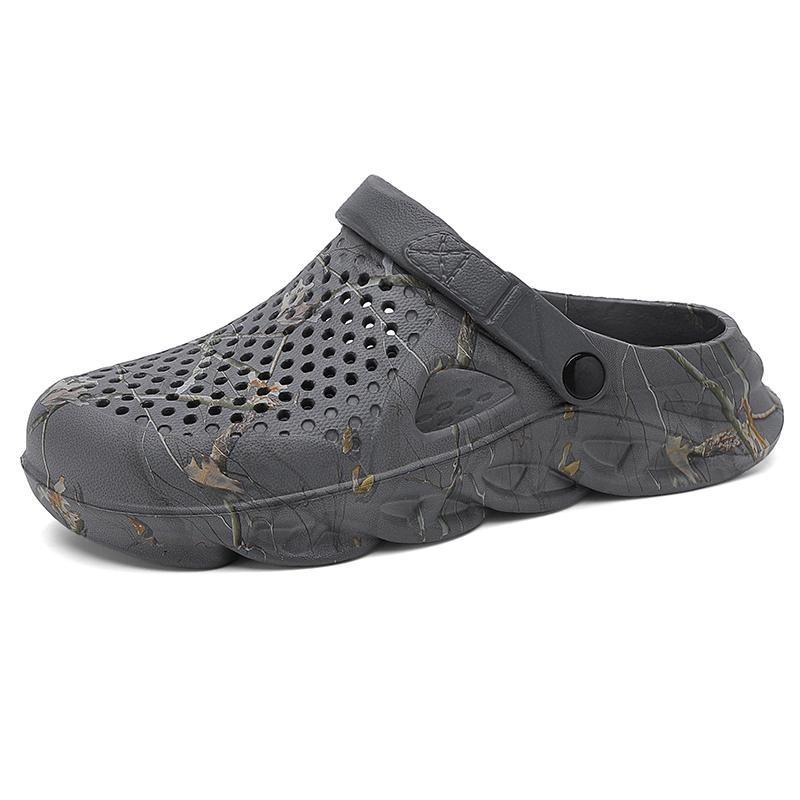 

Beach Barefoot Sandals Mens Clogs Soft Rubber Slippers Garden Shoes Men Zuecos Hombre Cholas Summer Breathable Lightweight 47