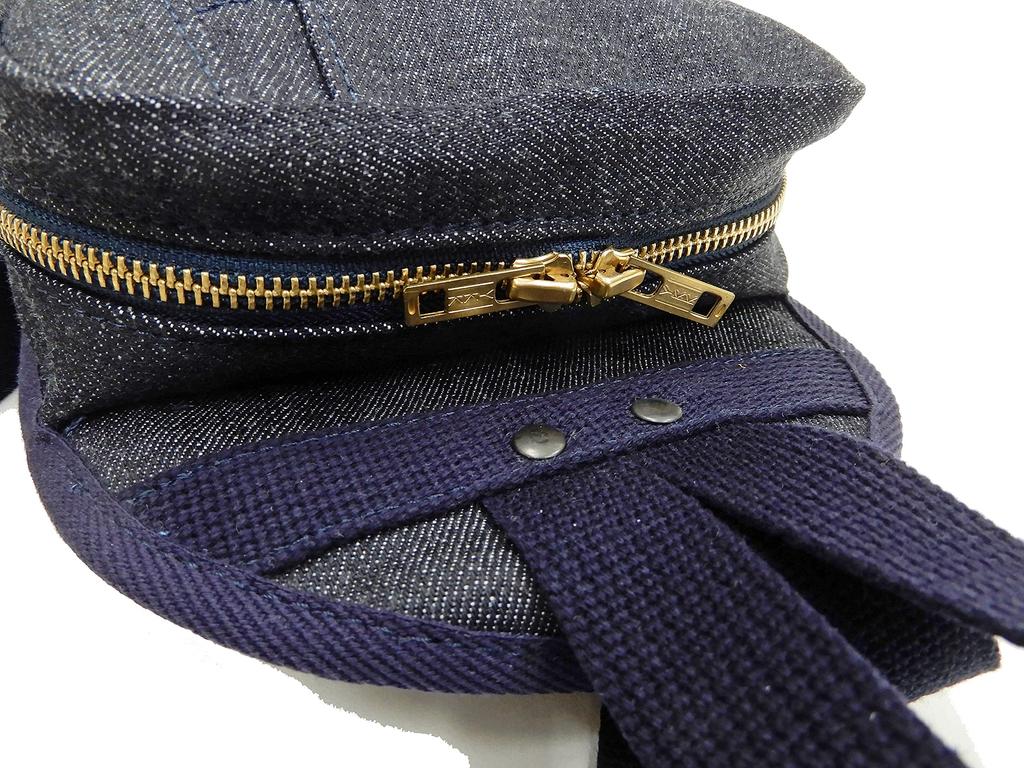 Kojima Genes Bag Size Fits Indigo Men's One-Shoulder (RNB-953) (One All, Denim)