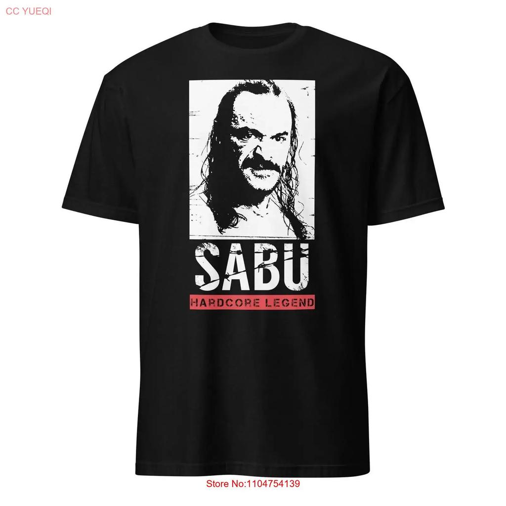 Sabu Hardcore Legend official T Shirt vintage Washed graphic Versatile Unisex Top For Everyday Wear Stretched Comfortable