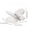 Butterfly Magazine Rack Transparent with Oval Base Clear Acrylic Display Stand for