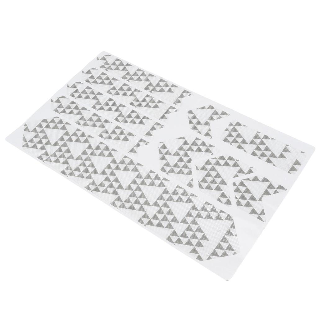 1 Set Bike Frame Protection Tape Anti Scratch Water Proof Protective Film Mountain Bike Frame Guard Grid Pattern