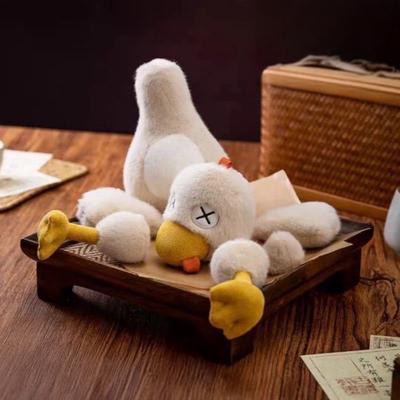 Yousheng Magnetische Plüsch-Enten-Spielzeug mit abnehmbarem Schneider Lustige Küchen-Rollenspiel-Puppe Multifunktionales Stressabbau-Spielzeug Kreatives Geschenk für Kinder