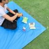 Folding Portable Picnic Blanket Oxford Cloth Sand Beach Mat Durable Pocket Camping Mat  for Outdoor