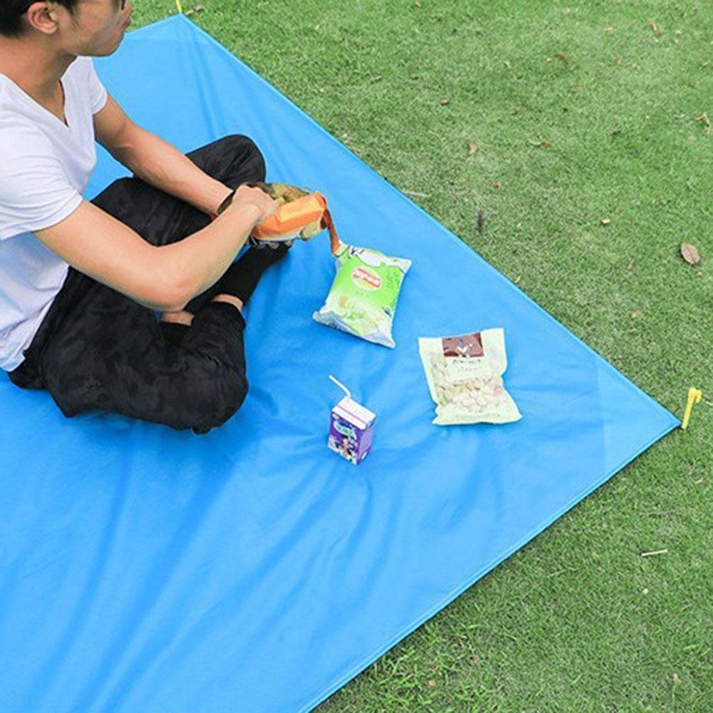4 Sizes Portable Picnic Blanket Folding Mini Ground Mat Ultra-thin Pocket Camping Mat  Hiking