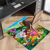 D-Doras The Explorer Printed Absorbent Washable Carpet, Non-Slip Bathroom Mats, Kitchen Rugs, Yoga Mat,Living Room Entrance, Camping Picnic Rugs