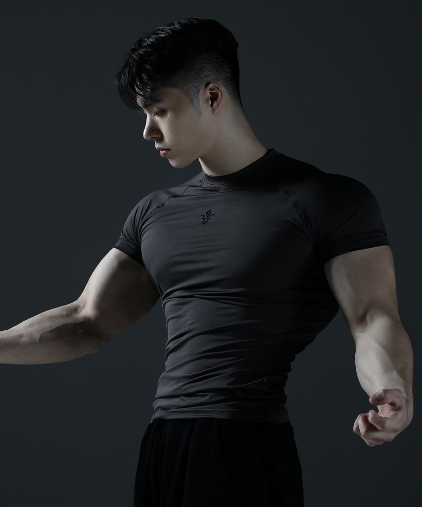 CARMID Compression Short Sleeve [Dark Gray]