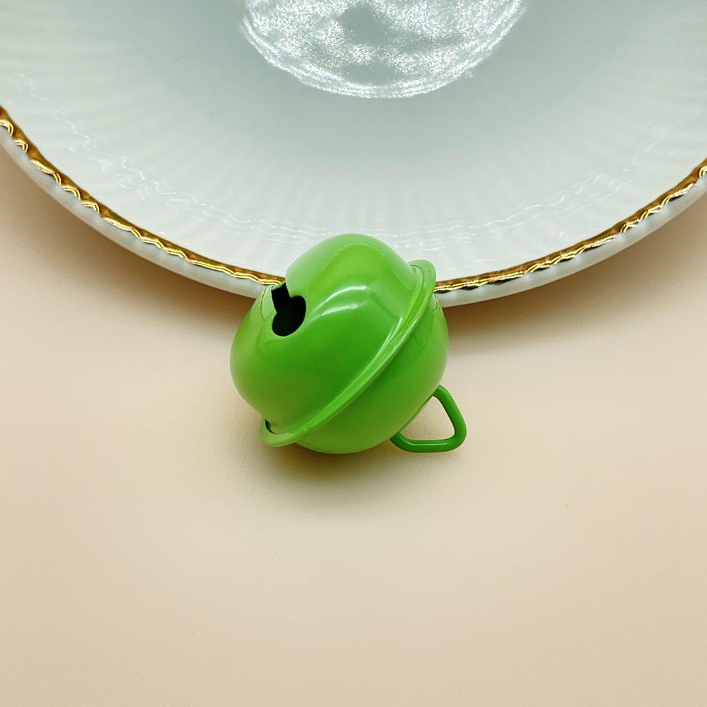 22mm Candy Color Bells for DIY Jewelry & Keyring Gifts - Metal Baked Paint Christmas Accessories