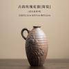 Ancient Style Old Rock Clay Vase Aesthetic Cachepot Terrarium Plant Pot Household Flowerpot Tea Ceremony Accessories Ornaments