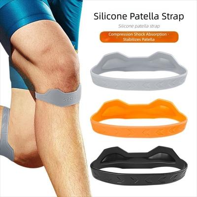 Fixed Protection Patella Tendon Knee Straps Silicone Knee Sports Support Band Sports