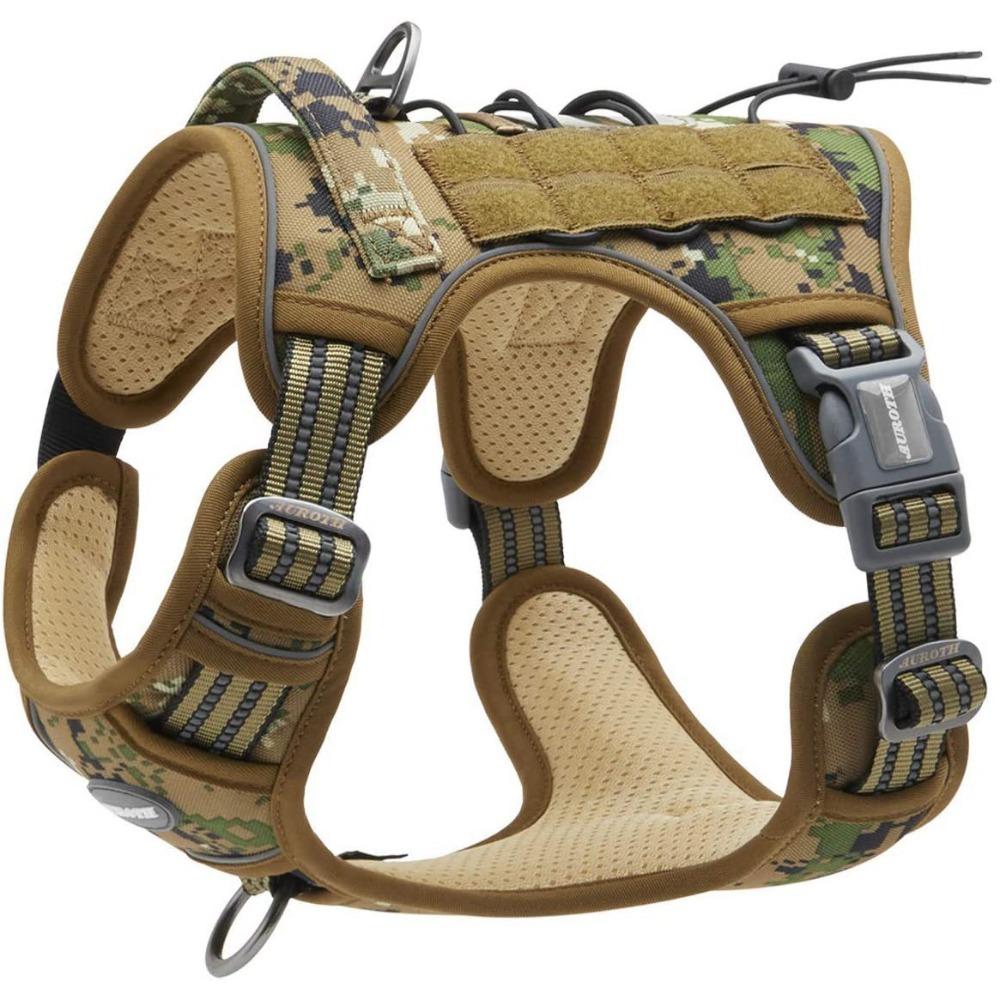 Nylon Dog Chest Strap Medium and Large Dog Tactical Dog Strap Traction Rope Anti-slide Pet Chest and Back Necklace