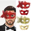 Couple Masquerade Mask for Men Women Halloween Wedding Half Face Masquerade Costume Mask Masquerade Costume Accessory