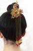 Donalee Kanzashi Hair Asian Set of Ornaments, Style, 2, Women's (Red)