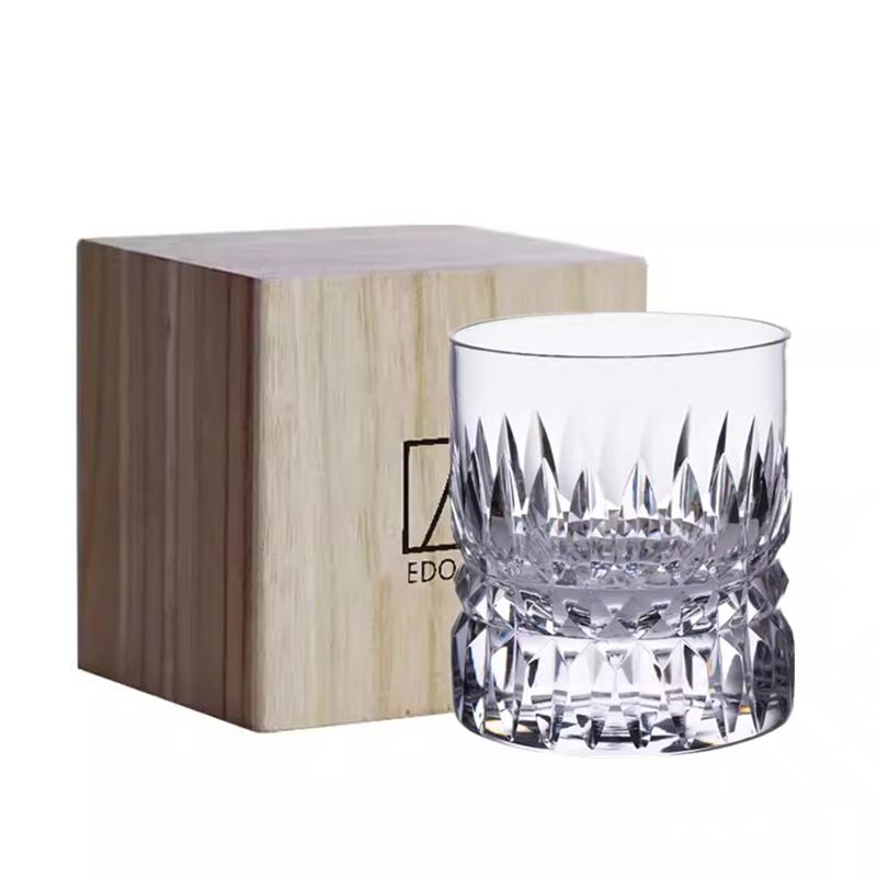 

Classic Wheat Awn Whiskey Glass Hand Engraving Crystal Old Fashion Lowball Whisky XO Tumbler Liquor Cup Husband s Gift 250ml