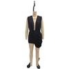 Women S Sexy Deep V Neck Pleated Bodycon Mini Solid Color Dress