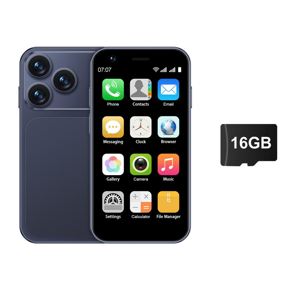 SERVO 18SE MINI Kleines Android-Smartphone 3G WCDMA Dual-SIM-Karte 2GB+16GB Play Store Wi-Fi Gesichtserkennung 3,0 Zoll Mini-Smartphones