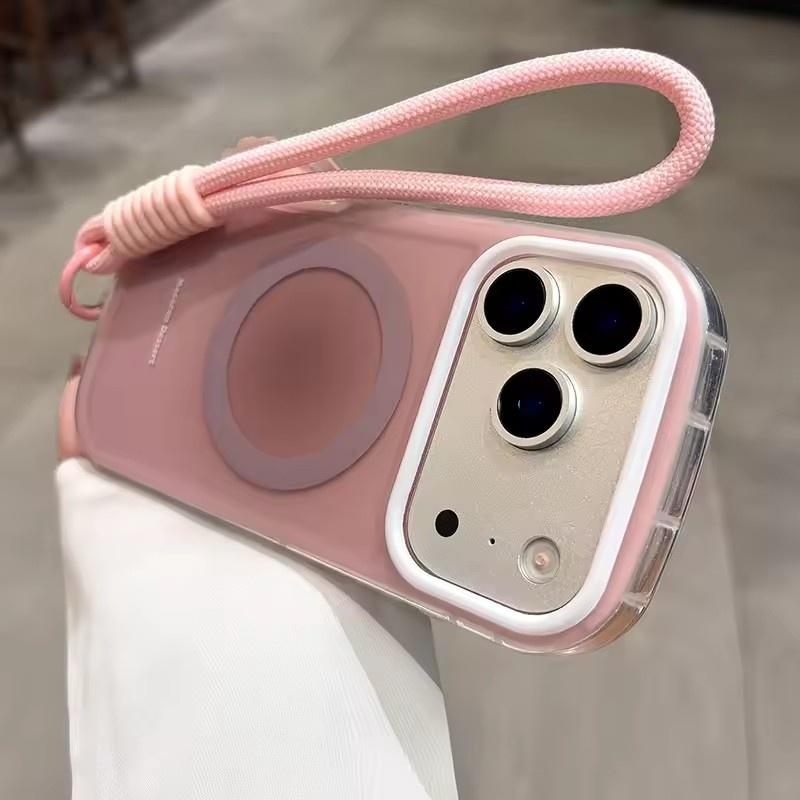 For Magsafe Magnetic Oval Soap Shape Phone Case For iPhone 17 16 15 14 13 12 Pro Max Air Cute Candy Color Wireless Charge Cover
