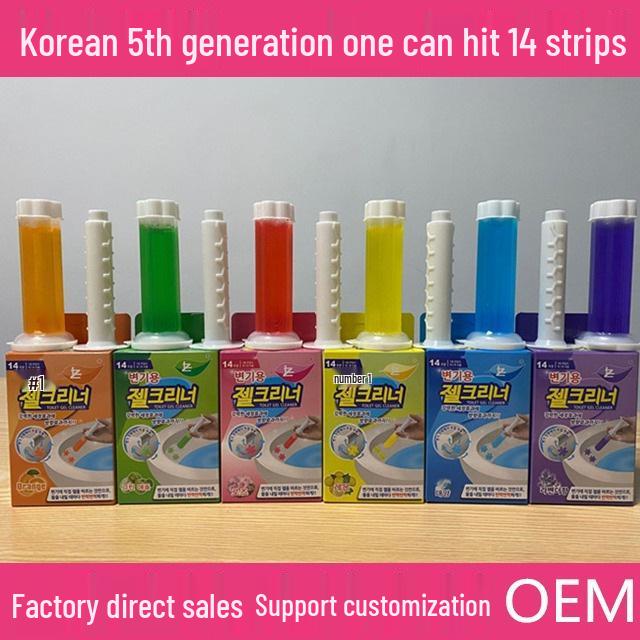 Toilettenblüten-Gel-Blütenblätter: Deodorierender & Reinigender Toilettengeruchsentferner in Farbkastenverpackung