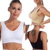 Plus Size Sports Bra Wireless Seamless Padded Yoga Running Underwear