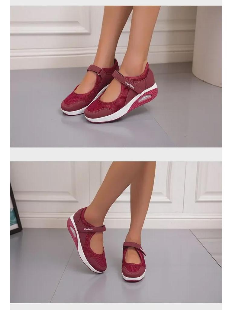 Καλοκαίρι 2023 Γυναικεία Αθλητικά Παπούτσια Μπάσκετ με Χαμηλό Πάτο, Αερόσολα, Velcro και Διχτυωτό Υλικό