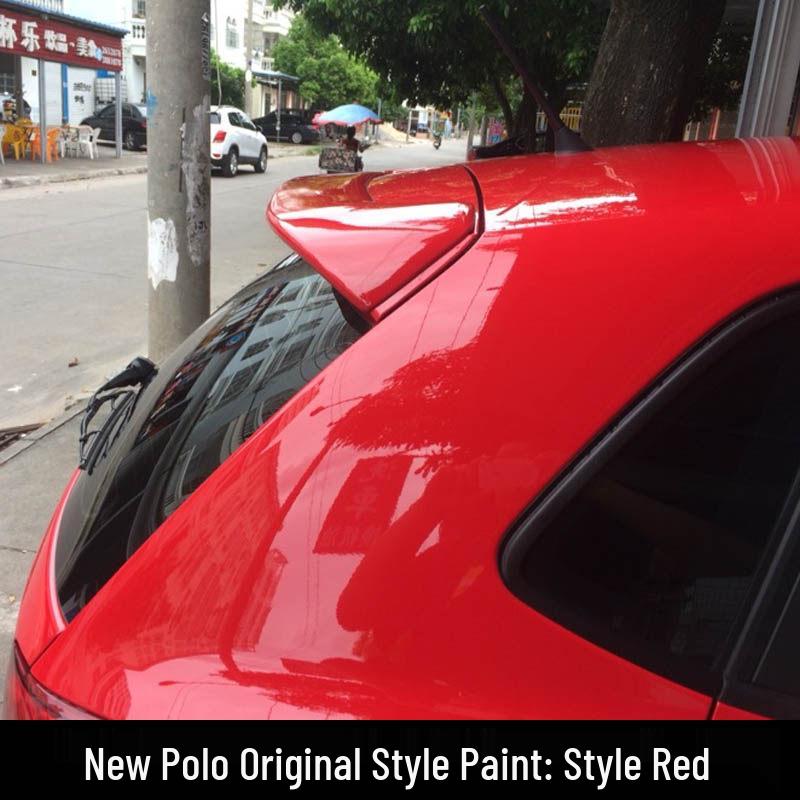 Compatible Rear Spoiler for Polo 06-21 Models: 19 Polo No-Drill Top Tail Modification