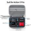Small Storage Bag For Action 5Pro Camera Case, Soft Padded Protections, Water Resistant Exterior Organizers Handbag