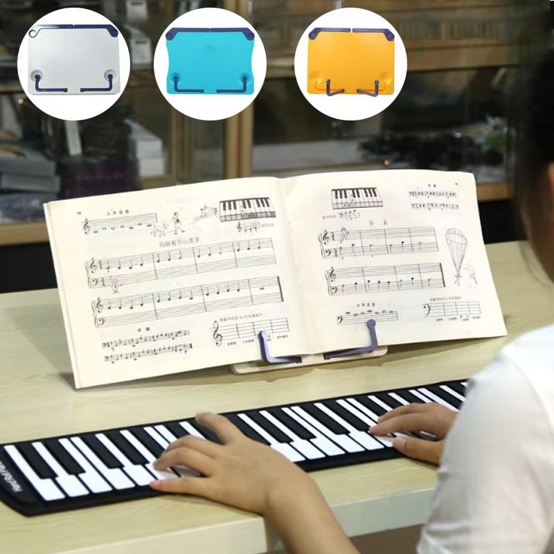 Folding Book Stand 1/2/3 Pcs Portable Recipe Shelf Organizer For Music Score Tablet Holder Kitchen Enthusiast Read Support