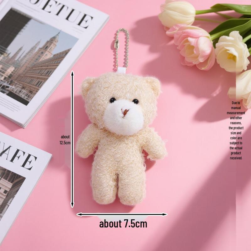 Soft Blush Bear Onesie with Cute Bear Pendant Ornament Gift Set