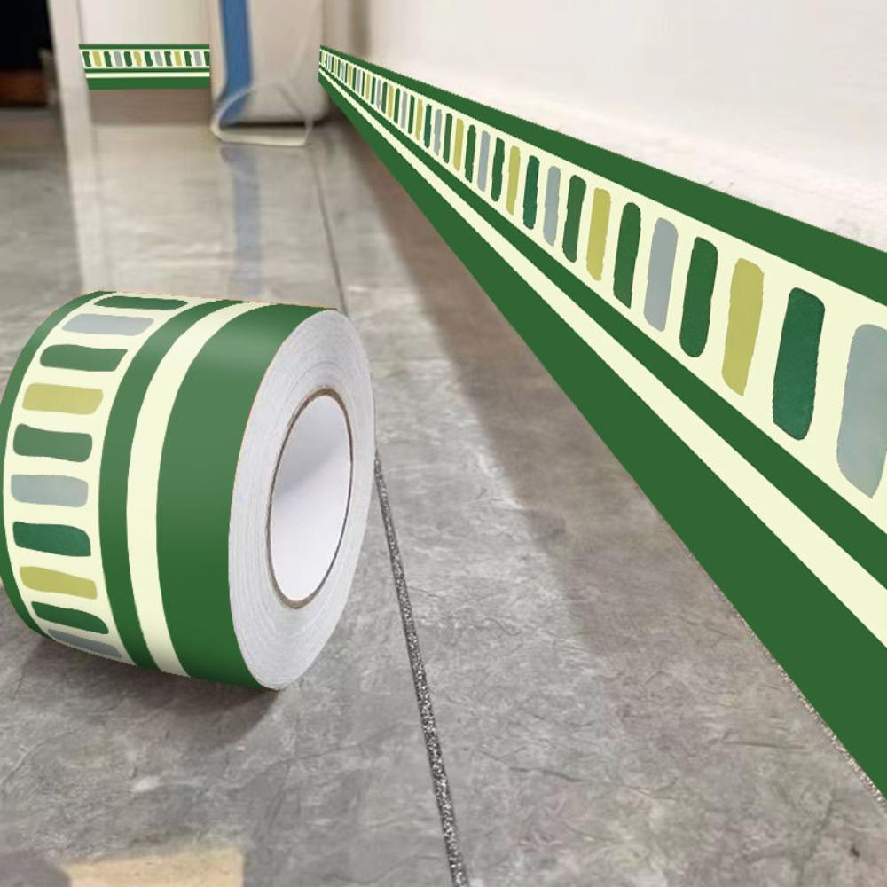 Fashion 5 Meter Wall Base Thickened Anti-collision Skirting Line Self Adhesive Soft Wall Sticker Bedroom