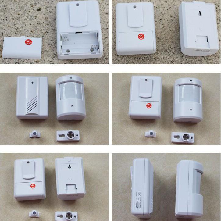 Upgraded Infrared Wireless Doorbell and Smart Sensor Driveway Alarm