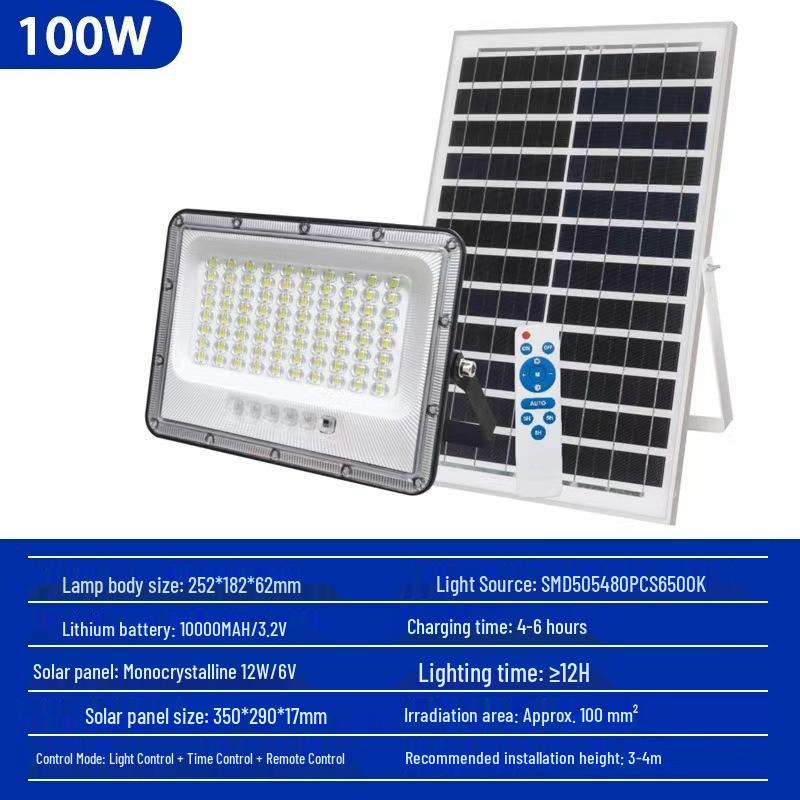 

High-Brightness LED Solar Spotlight with Aluminum Shell for Outdoor Use
