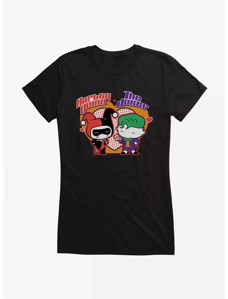 Comics Chibi Harley Quinn And The Joker T Shirt Size S 5XL Gift For Friends S