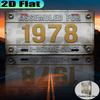 D Flat Pc Pc Vintage  Sign  Retro WallMountable Aluminum Plaque Suitable for Birth Year Gifts Retro Wall Art for Hom