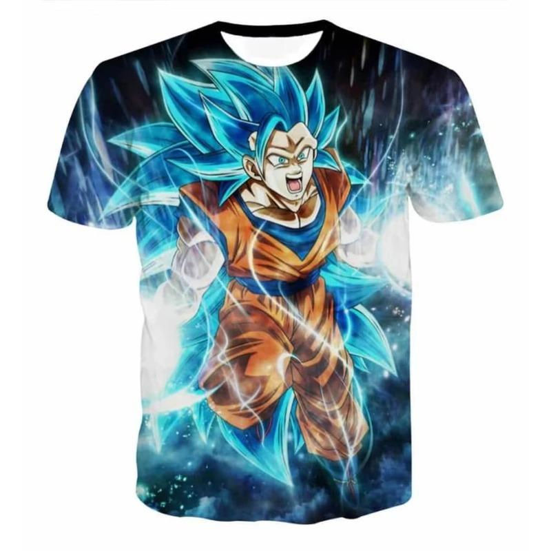 2026 Summer Dragon Ball T Shirt Kids Tops Tee Anime Figures Son Goku Super Saiyan T-shirt Boys T-shirts Children Short Sleeve
