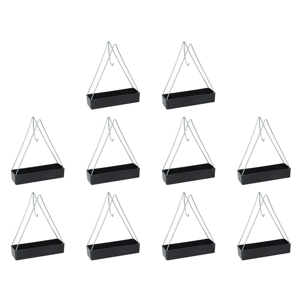 

- Iron Mosquito Coil Holder Incense Burner Frame Repellent Incense Rack (Black)