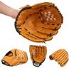 PVC Thicken Baseball Glove Training Competition Gloves for Adults Children(Brown 12.5inch)