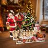 Weihnachts 3D Aufklappkarten Weihnachtsbaum Weihnachtsmann Schneemann Thema Kreatives Urlaubsgeschenk Partygeschenke Dekorationen Heim Schreibtisch Ornamente