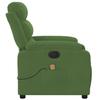 Electric Massage Chair Light Green Velvet