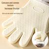 Heat-Resistant Non-Slip Silicone Kitchen Gloves - Anti-Scalding, Thickened Protection for Oven and Microwave