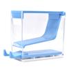 Dental Cotton Roll Dispenser Holder Press Type Box Holder Dental White Blue Color Orthodontics Products Dentistry Lab Supplies
