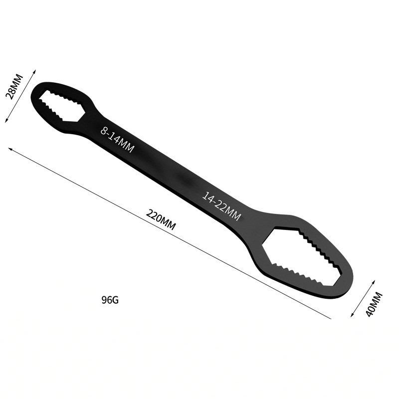 Multifunctional Bike Grip Self-lock Box Spanner Hardware Gear Household Adjustable Wrench Home Repair Tool Bicycle